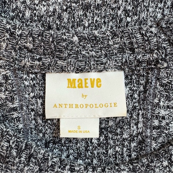 Maeve by Anthropologie | Stretch Ribbed Gray Tank Size Small | Trendy Minimal - Picture 4 of 4